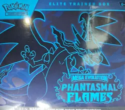 Phantasmal Flames Pokemon TCG ETB Elite Trainer Box New Factory Sealed - Image 1