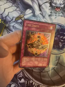 (UU) Yugioh! Fire Darts - CRV-EN049 - Ultimate Rare - 1st Edition VLP - Image 2