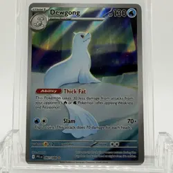 Pokemon TCG Phantasmal Flames Dewgong #097/094 Illustration Rare LP+ - Image 1