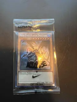 YuGiOh Red-Eyes Black Dragon Nike Worlds Promo NKC1-EN002 Sealed Secret Rare - Image 4