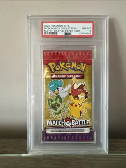 2023 Pokemon McDonald’s Collection Match Battle Pack PSA NM-MT 8 - Image 1