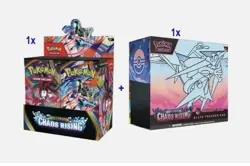Pre-Sale CHAOS RISING Pokemon Center ETB x1 + Booster Box x1 Presale CONFIRMED - Image 1