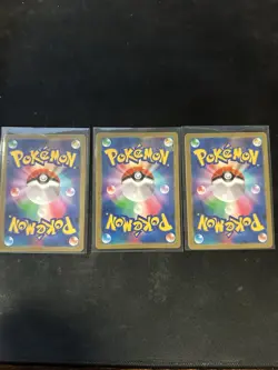 Poncho-wearing Eevee 138, 139, 143/SM-P Glaceon, Jolteon, Flareon Pokemon NM - Image 5
