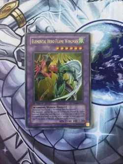 (UU) Yugioh Elemental Hero Flame Wingman TLM-EN035 Ultra Rare 1st VLP (1) - Image 1