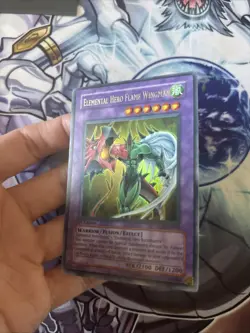 (UU) Yugioh Elemental Hero Flame Wingman TLM-EN035 Ultra Rare 1st VLP (1) - Image 2