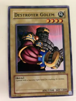 Yu-Gi-Oh Yugioh DESTROYER GOLEM SDK-028 - Image 1