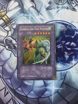 (UU) Yugioh Elemental Hero Flame Wingman TLM-EN035 Ultra Rare 1st VLP - Image 1