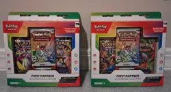 Lot Of 2 Pokemon TCG First Partner Illustration Collection Series 1 New Sealed - Image 1