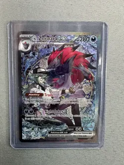 Pokemon TCG N's Zoroark Ex SIR 286/217 Ascended Heroes English MINT - Image 1
