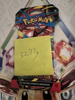 (VERY HEAVY) 32.77g Pokemon TCG Mega Evolution Sleeved Booster Pack (SEALED)✅ - Image 2