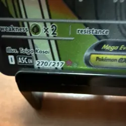 Mega Scrafty EX 270/217 Foil 330 HP 160 Power Taiga Kasai Pokemon TCG EN - Image 3