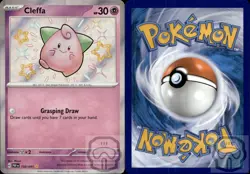 Cleffa 150/091 Shiny Rare Paldean Fates Pokemon Holo NM/M - Image 2