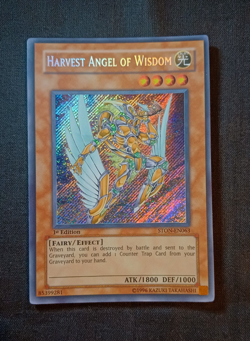 Yu-Gi-Oh - Harvest Angel of Wisdom - STON-EN063 - 1st Edition - Secret Rare - NM - Image 1