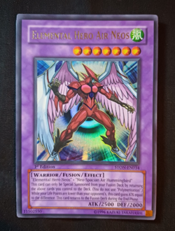 Yu-Gi-Oh - Elemental Hero Air Neos - STON-EN034 - 1st Edition - Ultra Rare - NM - Image 1