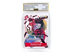 One Piece English Monkey D Luffy 3rd Anniversary Promo ST01-012 AGS 10 - Image 1