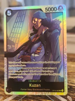 Kuzan OP10-082 SR Super Rare Foil Royal Blood One Piece Ccg Bandai English MINT - Image 1