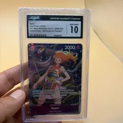 One Piece “Gengar” Nami OP09-070 Premium Collection Best Selection Vol. 4 CGC 10 - Image 2