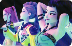 RUMI ZOEY MIRA BATTLE KPOP DEMON HUNTERS The Kpop Star Lomo Collectible Card - Image 1