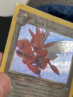 The Pokemon Company 2000 Pokemon Neo Destiny Dark Scizor 9/105 Holo Rare 70 HP - Image 2