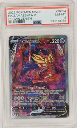 Zamazenta V GG54/GG70 Full Art 2023 Pokemon Crown Zenith PSA 9 Mint - Image 1