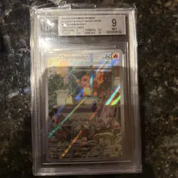 Pokemon Charmander 044 Promo Holo Sv: Scarlet & Violet CGC 9 Obsidian Flames - Image 1