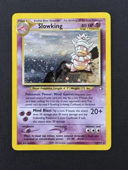 Pokemon Slowking 14/111 Neo Genesis Holo Rare Stage 1 80HP 20+ Attack - Image 1
