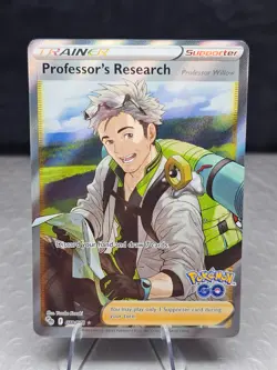 Professor's Research (Full Art) 078/078 Pokemon GO Holo [gls0296] - Image 1