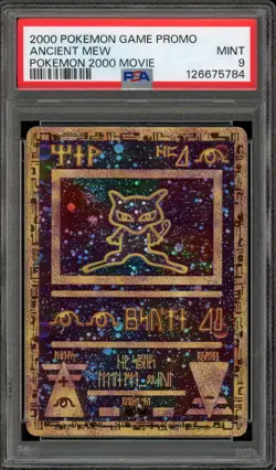 Pokemon Ancient Mew Movie 2000 Promo PSA 9 Mint - Image 1