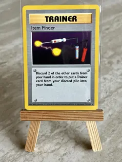 Pokemon TCG Item Finder 074/102 Shadowless Base Set Rare (English) - LP - Image 1