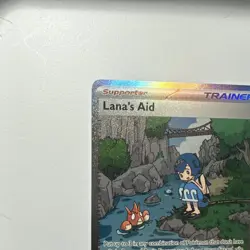 Pokemon TCG Lana's Aid Illustration Rare Holo 219/167 Twilight Masquerade - Image 2