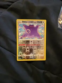 Pokemon Ditto Reverse Holofoil Crown Zenith Holo Rare 107/159 NM - Image 1