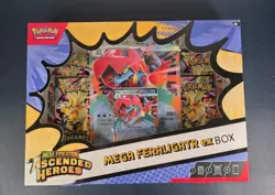 Pokemon TCG Mega Evolution Ascended Heroes Mega Feraligatr EX Box - Image 1