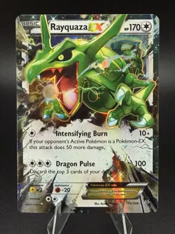 Pokemon TCG Rayquaza EX Holo Ultra Rare 75/108 XY Roaring Skies 170 HP - Image 1