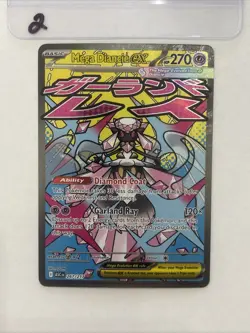Pokemon TCG Mega Diancie EX 267/217 Ascended Heroes Mega Attack Rare NM - Image 1