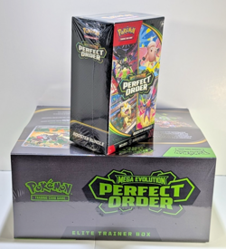 Pokemon TCG: Mega Evolution - Perfect Order ETB & Booster Bundle SEALED IN HAND - Image 4
