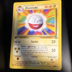 Pokemon TCG Electrode 18/64 1st Edition Jungle Regular Rare Stage 1 90 HP 1999 - Image 1