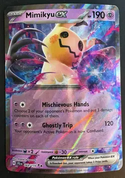 Mimikyu EX 069/159 Journey Together Double Rare NM Holo Pokemon TCG - Image 1