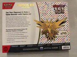Pokemon Scarlet & Voilet 151 Zapdos Ex Collection Box - Sealed - Image 2