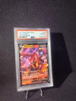Volcanion V 025/198 PSA 10 Chilling Reign Pokemon TCG - Image 3