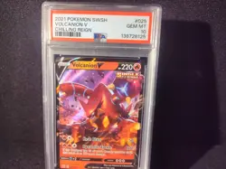 Volcanion V 025/198 PSA 10 Chilling Reign Pokemon TCG - Image 5