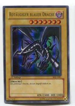 Yu-Gi-Oh! Rotaugiger Blauer Drache Ultra Rare SDJ-G001 - Image 1