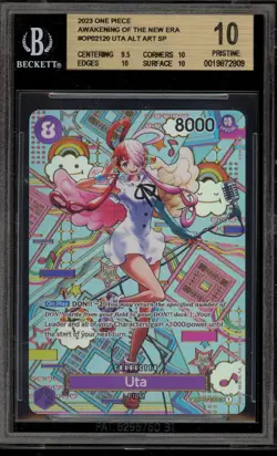 One Piece CCG Uta Awakening of the New Era SP OP02-120 BGS 10 Pristine - Image 1