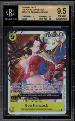 One Piece CCG Boa Hancock Azure Sea's Seven SR OP14-112 BGS 9.5 - Image 1