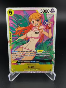 Nami OP08-106 Super Rare Two Legends One Piece NM - Image 1