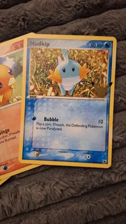 Pokemon 25th Anniversary TCG Treecko Torchic Mudkip Basic Regular Lot 3 Cards - Image 2