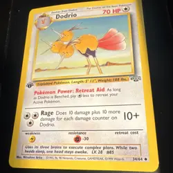 Pokemon TCG Doduo & Dodrio 1st Edition Base Set Jungle 1999 English Card Lot - Image 2