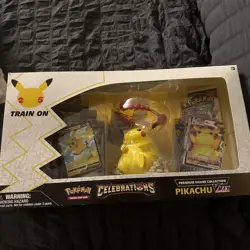 Pokemon Trading Card Celebrations Premium Figure Collection Pikachu VMAX Box 820650809408 - Image 1
