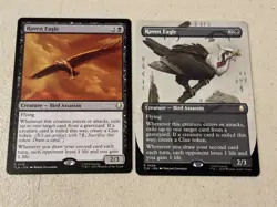 2 x mtg Raven Eagle, 1 is borderless, Avatar Last Airbender, unplayed - Image 1