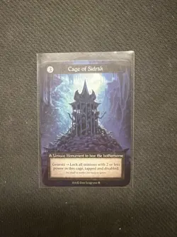 Cage of Sidrak Non Foil Unique Sorcery Contested Realm Gothic - Image 1