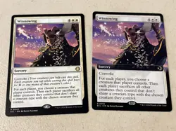 2 x mtg Winnowing, 1 is borderless, Lorwyn Eclipsed, unplayed - Image 1
